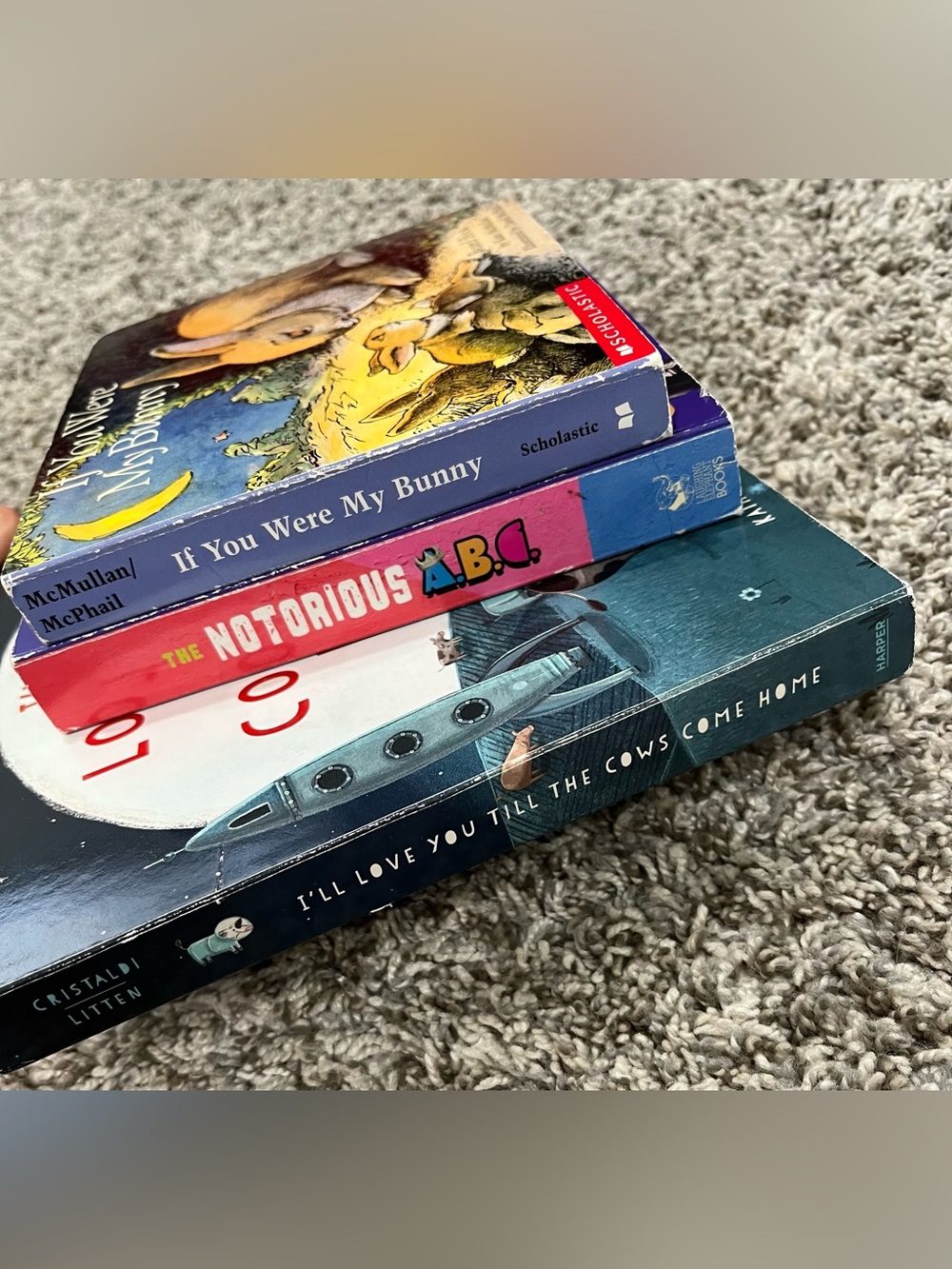 Bundle of 3 kids board books